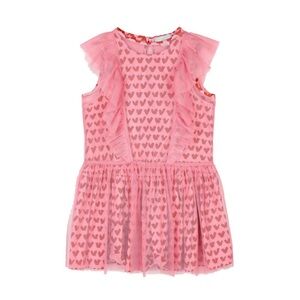 Stella McCartney Kids Pink and Orange Patterned Top